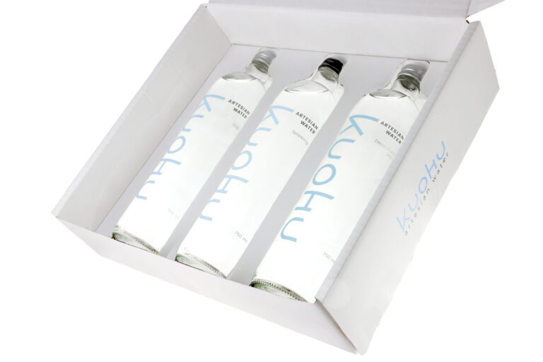 3 x 750ml mix Kuohu Still, Kuohu Sparkling, Kuohu Deep Rock