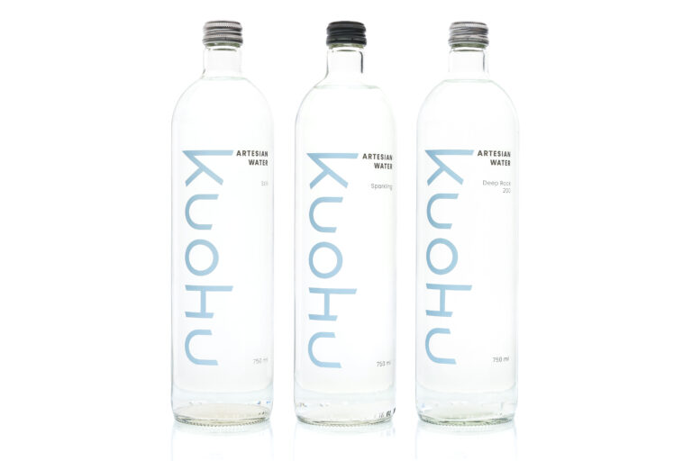 3 x 750ml mix Kuohu Still, Kuohu Sparkling, Kuohu Deep Rock